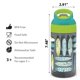 thumbnail image 5 of Botella de agua Zak Designs Riverside Beach Life 470 ml Kids, 5 of 7