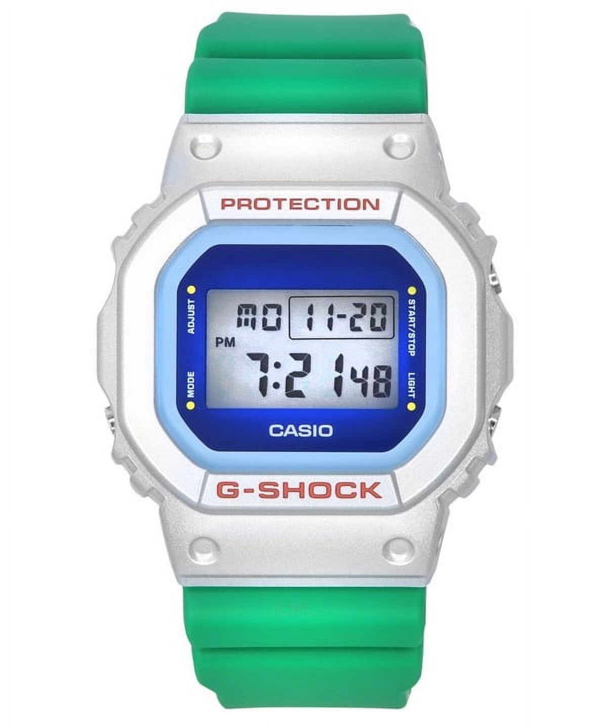 Reloj Casio G-Shock Euphoria Series Digital Green Resin Strap Quartz Dw-5600Eu-8A3 200M Men'S Watch