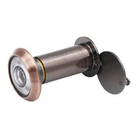 Magideal - Mirilla Para Puerta Ojo Mágico Con Lente Ancha Visor De Aleación Y Espía Residencial Estructura Metálica Robusta Con Visión Panorámica Adecuado Para 35 A 60 Mm Rojo