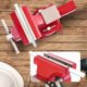 thumbnail image 5 of Torno de Banco COGNATIVE 165 mm 360° Giratorio Rojo, 5 of 8