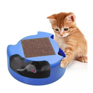Total E-Commerce - Juguete Interactivo Con Rascador Y Raton Para Gatos Mascota