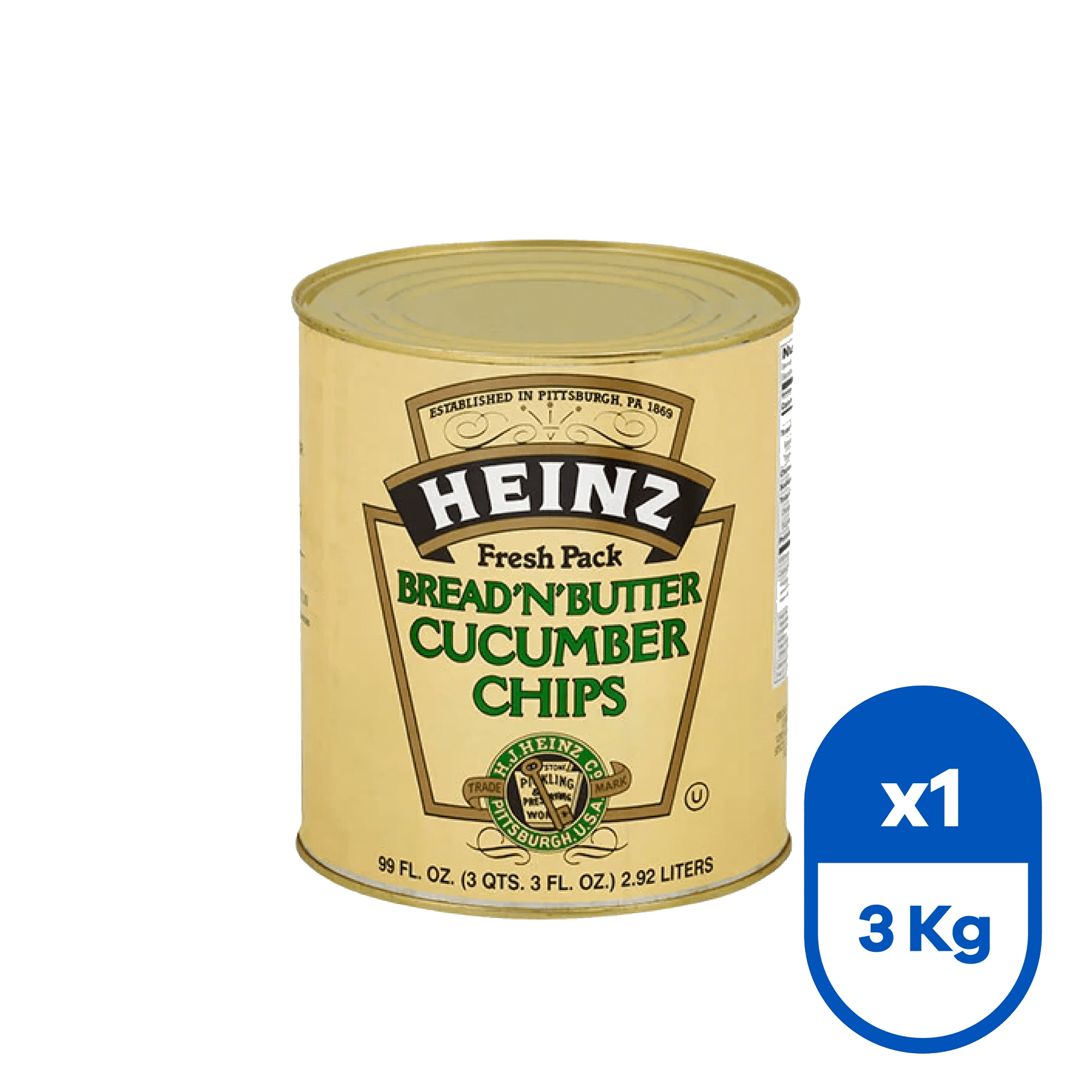 Heinz - Pepinillos Bread 'n' Butter Rodajas 3 Kg