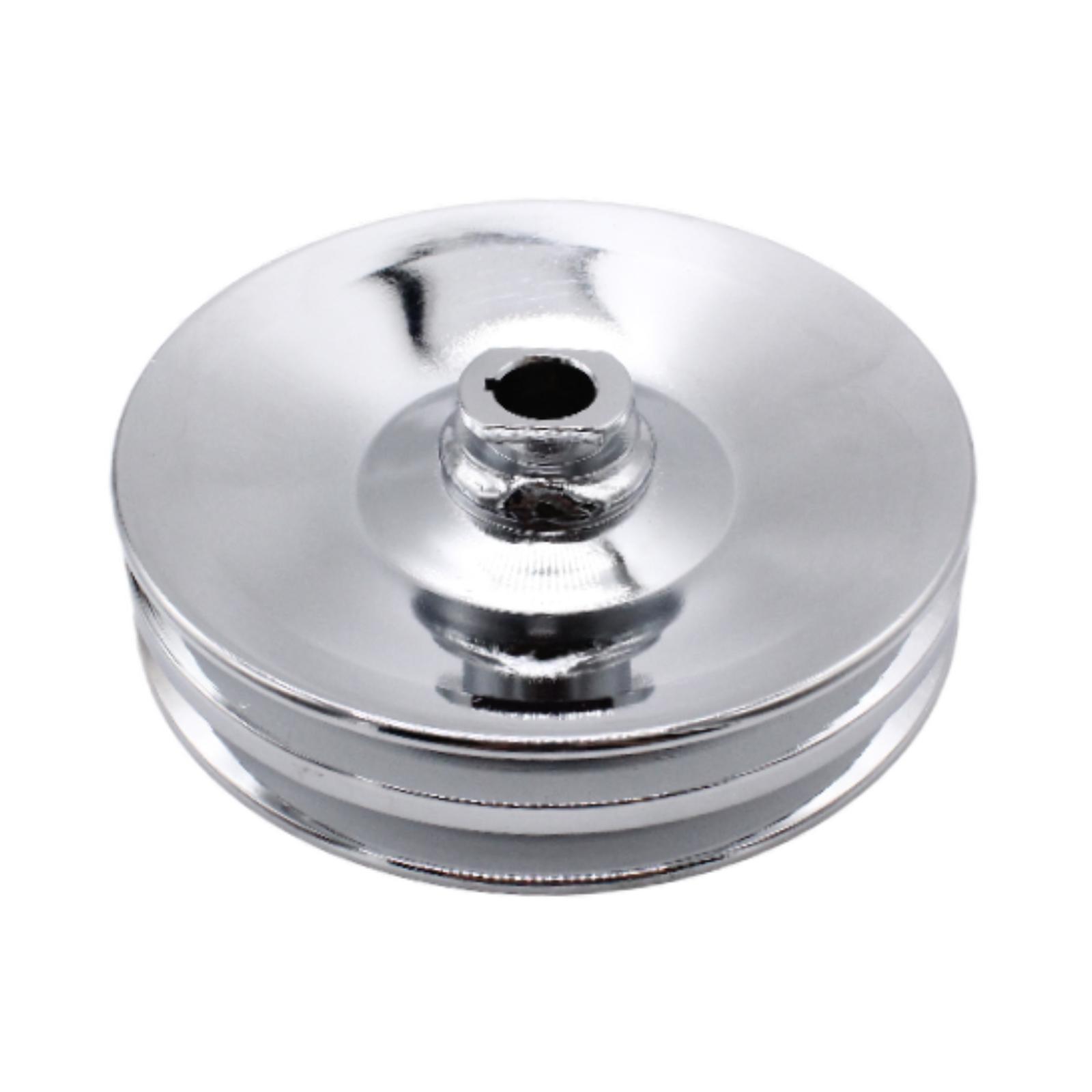 Ioensy - Polea De Bomba De Dirección Asistida De Doble Ranura Con Chavetero Confiable Para Chevrolet