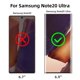 thumbnail image 3 of Protector de pantalla Mowei mejorado [paquete de 3+2] para Galaxy Note 20 Ultra, 3 of 8