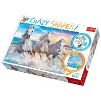 Rompecabezas Trefl Crazy Shape 600 Piezas Horses Galop