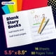 thumbnail image 2 of Cuadernos Hygloss Half Blank Books 5.5" x 8.5" A5 de 24 páginas, paquete de 6, 2 of 6