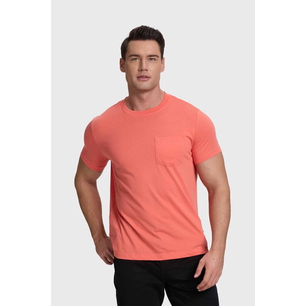 Polera Hombre Básica Con Bolsillo Coral - ll