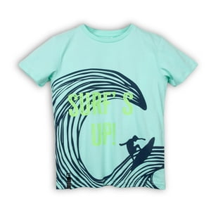 Polera Niño Turquesa Pillin