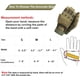 thumbnail image 5 of Guantes tácticos de dedos completos para hombre, ajustables, con pantalla táctil, para airsoft, motocicletas, ciclismo, senderismo, trabajo, deportes al aire libre (verde militar, mediano)., 5 of 6