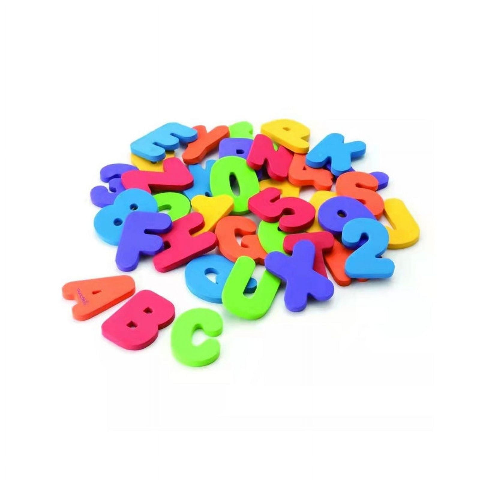 Babyluna - Juguete Didáctico De Letras Y Números Flotantes Para Baño Bebé, 36 Pcs