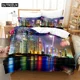thumbnail image 1 of City Night Scene Bedding Set Duvet Cover Set 3d Bedding Digital Printing Bed Linen Bedding Set Fashion Design Bed Sheets, 1 of 5