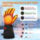 thumbnail image 3 of Guantes térmicos Meoneo con batería recargable, resistentes al agua en invierno, 3 of 9