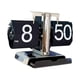 thumbnail image 3 of Reloj De Escritorio Abatible Para Decoración Del Hogar, Reloj Mecánico De Mesa Para Dormitorio, Escritorio, Oficina, Negro Y Plateado, 3 of 4