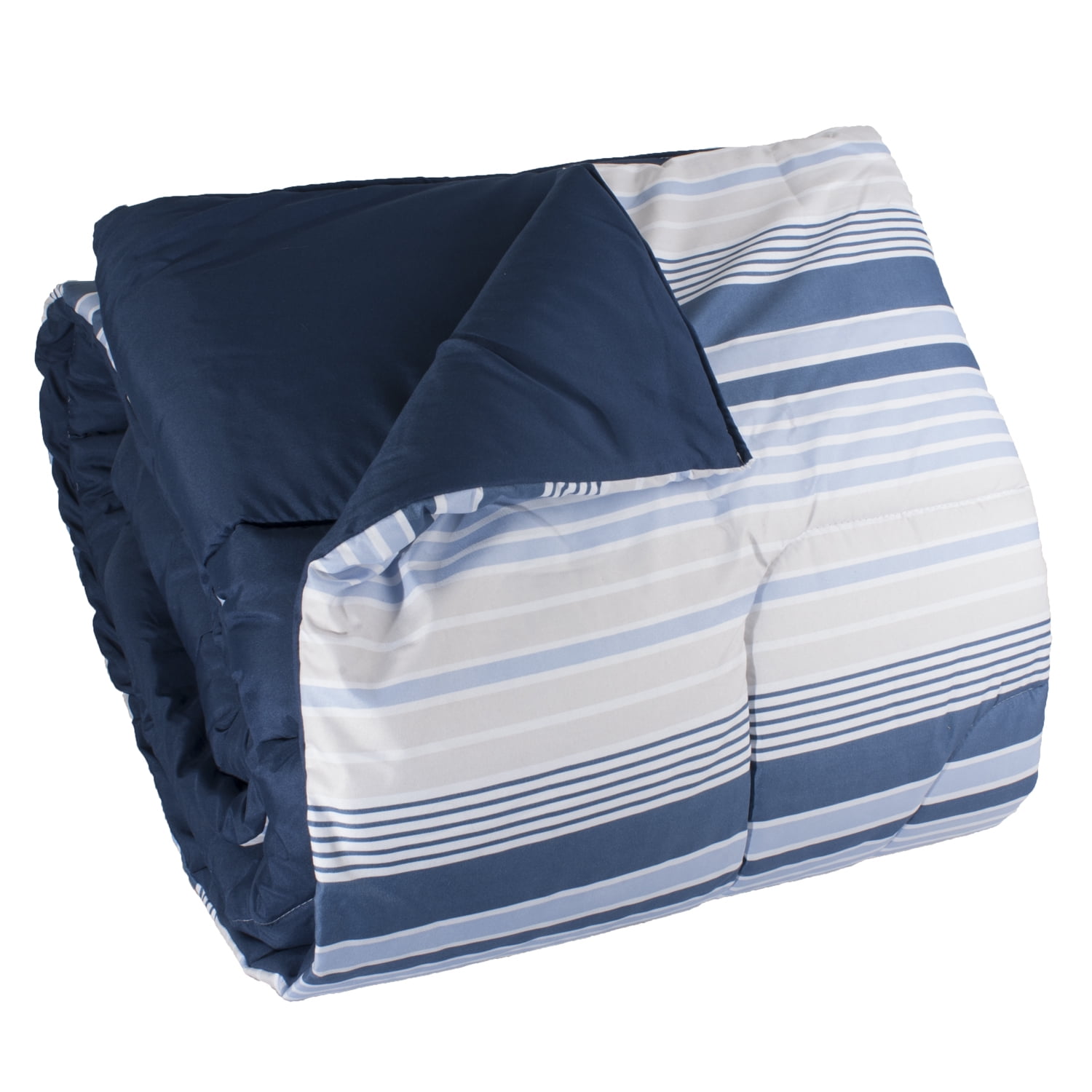 Plumon Andes Microfibra Linea Azul 1.5 Plaza