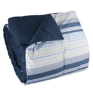 Plumon Andes Microfibra Linea Azul 1.5 Plaza