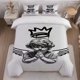 thumbnail image 1 of 3pcs Angel Praying Themed Bedding Set Including Duvet Cover And Pillowcases. Soft And Comfortable, 1 of 5