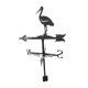 thumbnail image 1 of Metal Weathervane Farm Home Garden Patio Estaca Techo Decoración Artesanía Grúa, 1 of 3