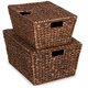 thumbnail image 1 of Cesta de almacenamiento Best Choice Products Water Hyacinth XL Set 2, 1 of 7