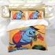 thumbnail image 5 of Deputy Dawg Conjunto de sábanas temático, trío de piezas, cómodo y amigable con la piel, diseño único, regalo de decoración para el hogar para familiares, amigos y fans,140cm *210cm, 5 of 6