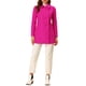 thumbnail image 2 of INSPIRE CHIC Abrigo de Mujer con Cuello Peter Pan Doble Botonadura Abrigo de Invierno Trinchera Pea Coat Rosa Fucsia L, 2 of 6