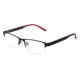 thumbnail image 2 of Lentes de lectura Ironman rectangulares Gunmetal 2.50, 2 of 3