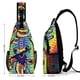 thumbnail image 2 of Osos Bailarines Riñonera Bandolera con Estampado Integral para Hombres y Mujeres, Bolso Cruzado Gráfico de Tendencia, Mochila de Hombro Streetwear para Ciclismo y Deportes, Riñonera Versátil Casual, 2 of 6