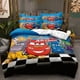 thumbnail image 1 of Lighting mcqueen bed set, Boy Bedclothes Bed Linen Gift Kids Theme Bedding Set Quilt Cover,Cartoon Cars Duvet Cover Bed Sheets, 1 of 5