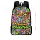 thumbnail image 1 of 3PC-SET My Singing Monsters Monster Concert School Bag Backpack Shoulder Children's Gifts Backpack Cartoon School Bag Mochila, 1 of 3