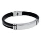 thumbnail image 1 of Pulsera Negra Hombre, Cinta Acero Inoxidable Silicon Regalo Negro 7.5 Cm 22 Cm, 1 of 7