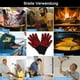 thumbnail image 5 of Guantes para barbacoa resistentes al calor (800 grados), ignífugos, con revestimiento de silicona, antideslizantes, lavables, para barbacoa, horneado., 5 of 5