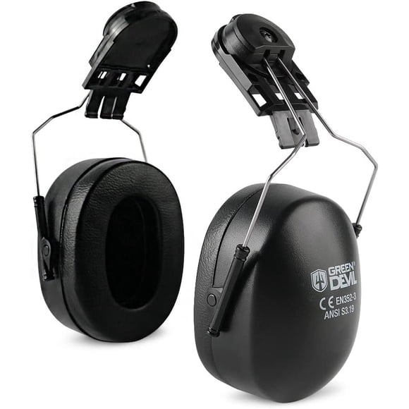 Orejeras Green Devil NRR 27dB para Casco Seguridad