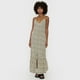 thumbnail image 4 of Vestido Mujer Largo Corte Asimetric Beige Animal Corona, 4 of 5