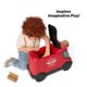 thumbnail image 5 of Furgoneta de reparto Ride On Toy Radio Flyer para niños de más de 2 años, roja, 5 of 9