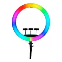 Genérico - Aro Luz Led Rgb Profesional Tripoide Soporte Telefono Lau