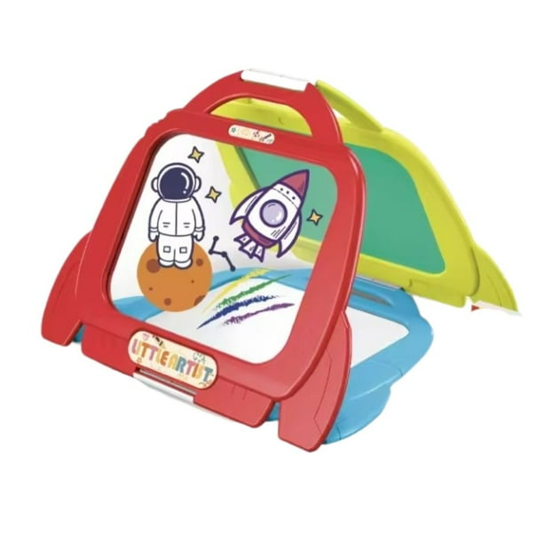 Pizarra Tabla De Dibujo 4 En 1 Infantil 14 Pcs Juguete