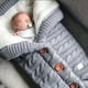 thumbnail image 2 of Saco / Manta De Dormir Tejido Chiporro Para Bebes Gris, 2 of 7