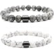 thumbnail image 1 of 10 pulseras para dejar de fumar, para hombres, pulsera antitabaco, pulsera espiritual para mujeres, ayuda a aliviar la ansiedad, la frustración y la irritabilidad, blanco y gris., 1 of 7