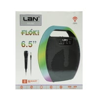 Lbn - Parlante Bluetooth Micrófono Usb Floki 6.5 Pulgadas