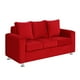 thumbnail image 2 of Sofa Kendy 3c Felpa 12 Rojo, 2 of 6