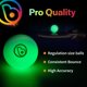 thumbnail image 4 of Pelotas de Ping Pong Brightz que Brillan en la Oscuridad - Pack de 6 Verde, 4 of 9