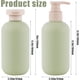 thumbnail image 2 of 2 botellas exprimibles con tapa abatible y bomba, de plástico, rellenables para líquidos, champú y acondicionador, vacías, para viaje, para artículos de tocador., 2 of 7