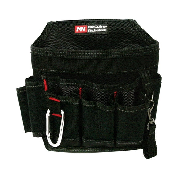 Funda para herramientas McGuire-Nicholas (poliéster, 8 x 8 cm, 7 bolsillos), color negro