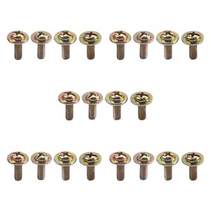 Bothyi - 20 Piezas De Tornillos Para Orejetas De Tambor, Piezas De Tambor Livianas Para Accesorios, Reemplaza