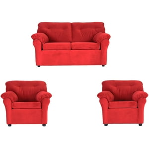 Muebles América - Living América 211 Tela Rojo