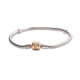 thumbnail image 1 of Pulsera Pandora Sterling Silver Con 14K Gold Clasp, 1 of 2