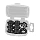 thumbnail image 3 of Espaciadores de rodamientos para patines en línea de 8 piezas, espaciadores de eje, ligeros, accesorios, piezas para patines en línea, patines, patine Negro, 3 of 5