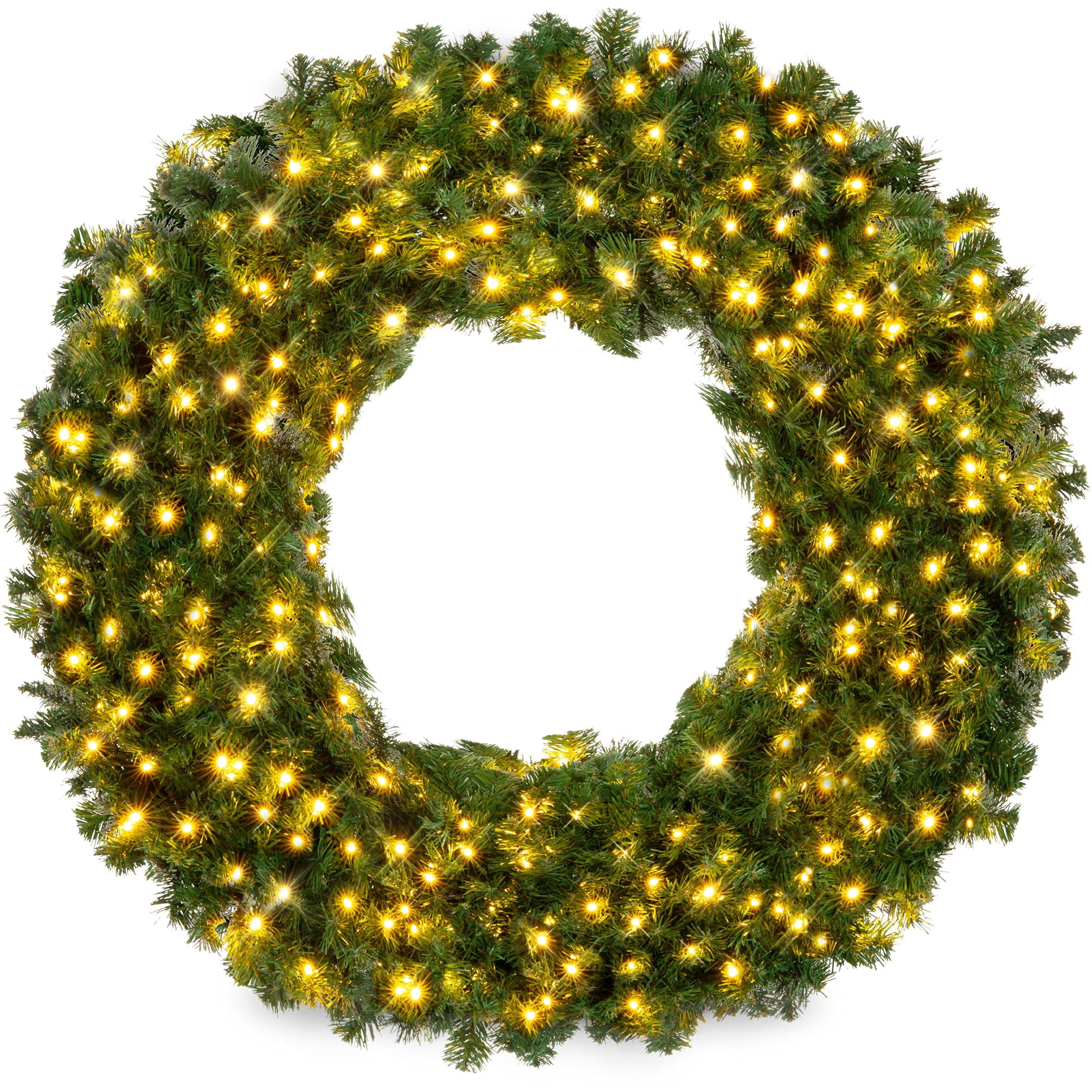 Corona De Navidad Best Choice Products 48 Pulgadas 200 Led