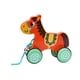 thumbnail image 1 of Juguete De Madera Hecho A Mano Para Empujar Y Tirar De Animales, Juguetes Para Niñas Y Niños, Caballo, 1 of 5