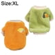 thumbnail image 2 of 2 piezas de ropa abrigada de invierno para mascotas, suéter de frutas para perros, ropa de dos piezas para mascotas, 2 of 6
