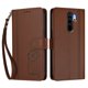 thumbnail image 3 of Funda Cartera Trébol para Xiaomi Redmi Note 8 Pro 4G con Ranuras Tarjetas y Carga Inalámbrica Marrón, 3 of 6
